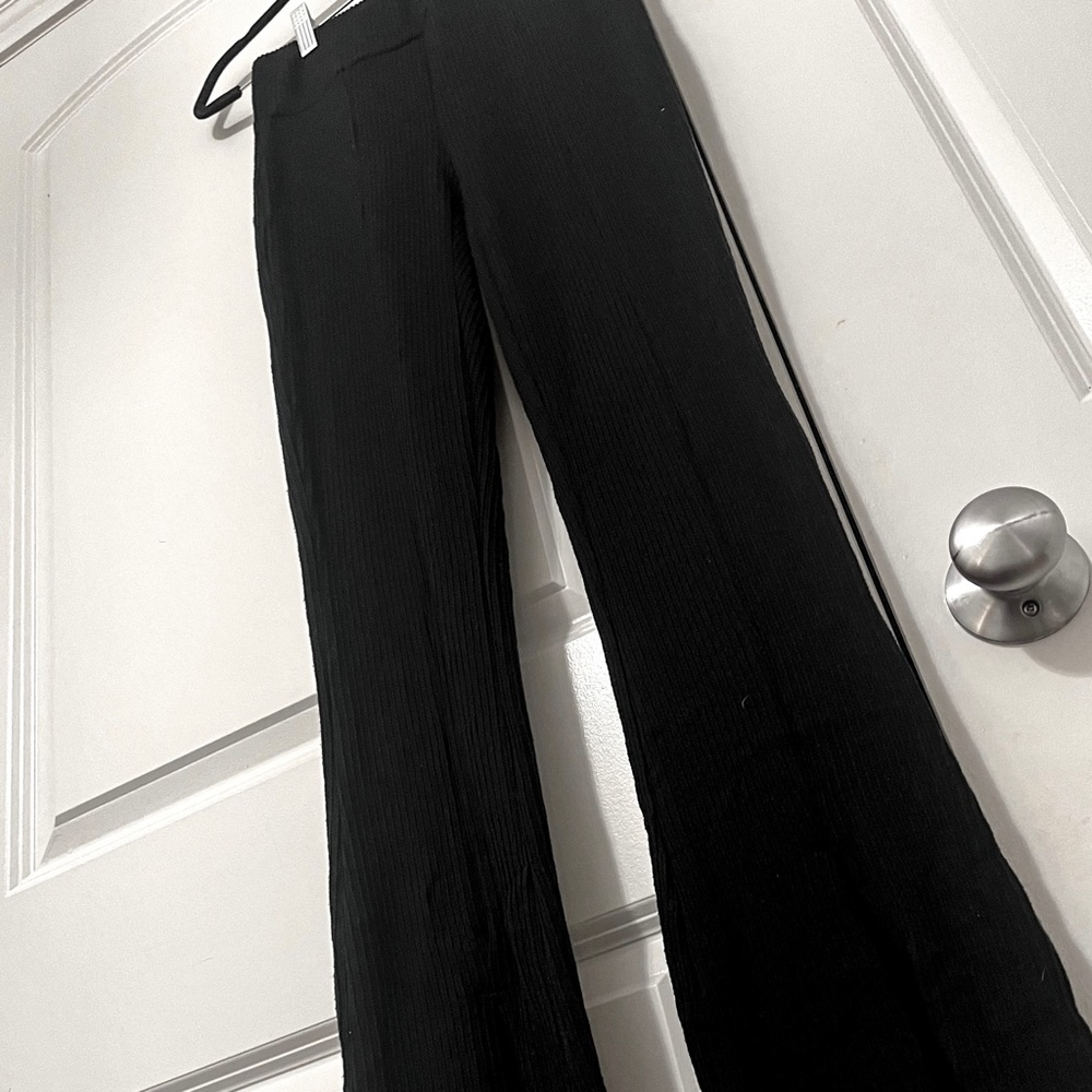 Ribbed Flare Pants